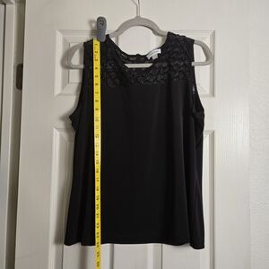 Calvin Klein Black Textured Tank Top